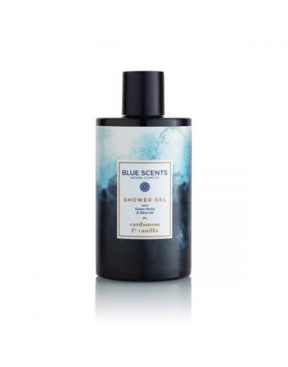 Blue Scents Shower Gel Cardamon & Vanilla Αφρόλουτρο με Άρωμα Κέδρου, Κάρδαμου & Βανίλιας 300ml - Body wash στο naturalcarebeauty.gr