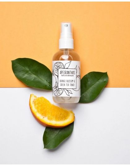Apeiranthos Orange Blossom & Green Tea Toner Τονωτική Λοσιόν Προσώπου, Σώματος και Μαλλιών, 100ml - Ενυδάτωση-Τόνωση στο naturalcarebeauty.gr